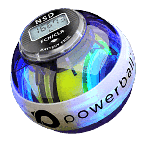 Hand and finger rehabilitation Powerball fusion autostart