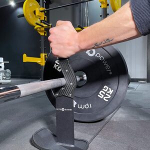 Deadlift Barbell Jack Feature Image with Barbell and Bumper Plates